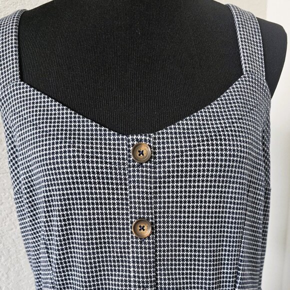 A&F Houndstooth Dress w/ Pockets XL NWT - Picture 2 of 5